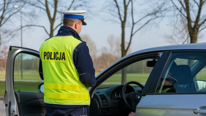 Pijany kierowca w pośpiechu do rodziny: 13 punktów karnych i mandat 1500 zł