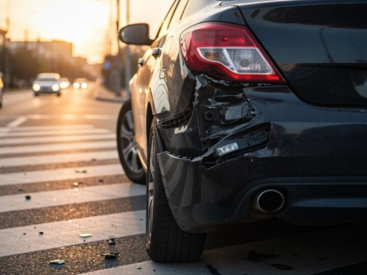 Volvo dachuje w Mościbrodach – kierowca w szpitalu po groźnym wypadku