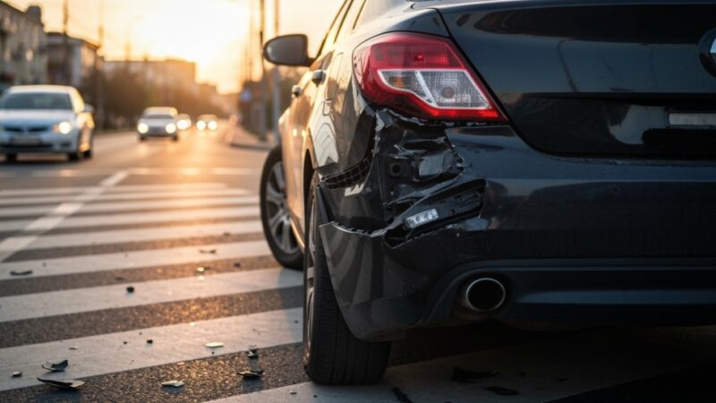Volvo dachuje w Mościbrodach – kierowca w szpitalu po groźnym wypadku