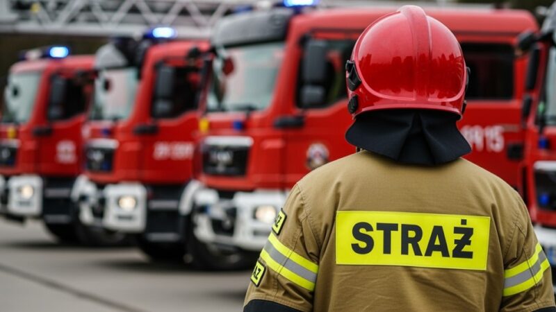 Piorun spalił dach kościoła w Garwolinie podczas burzy