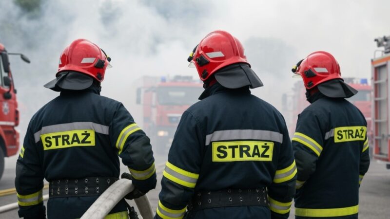 Pożar w Ławkach: 22 zastępy straży walczą z ogniem, utrudnienia w ruchu!