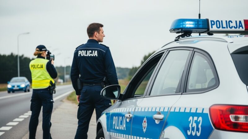 Szybka jazda kończy się mandatem i utratą prawa jazdy – grupa SPEED w akcji!