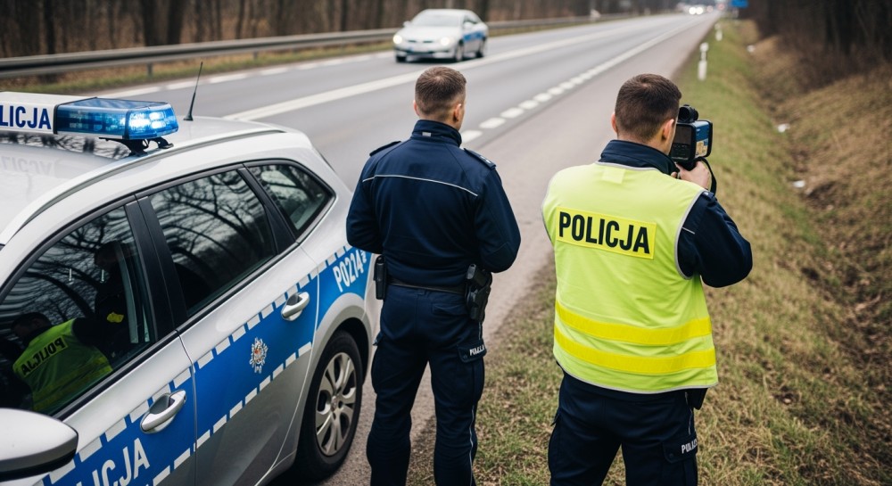 Kierowca Audi zatrzymany za przekroczenie prędkości o 57 km/h w Zawodach
