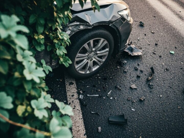 Zderzenie trzech aut w Ujrzanowie blokuje drogę na kilka godzin