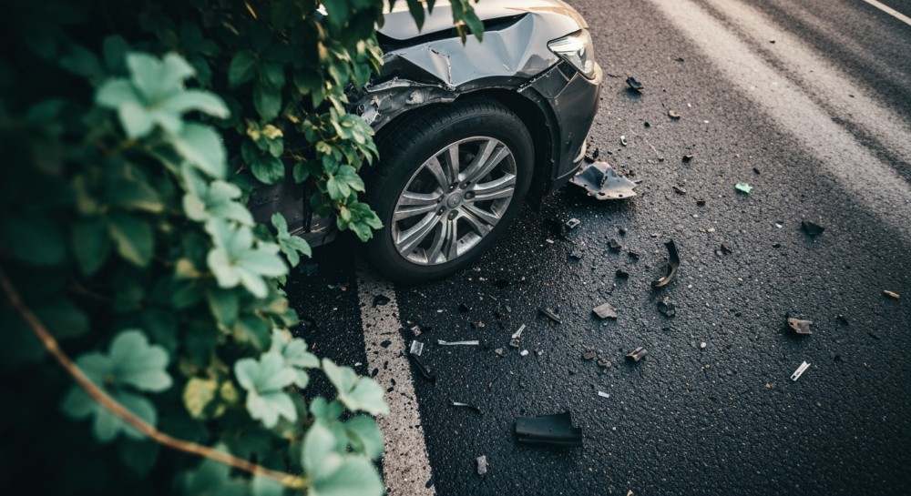 Zderzenie trzech aut w Ujrzanowie blokuje drogę na kilka godzin