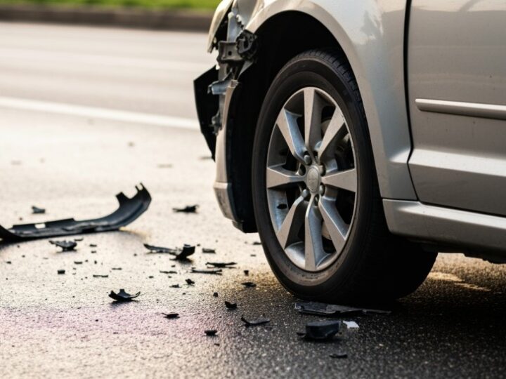 Tragedia w Pieńkach: kierowca BMW zginął w płonącym aucie