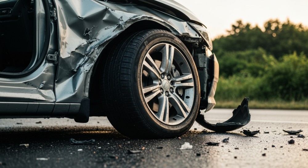 Motocyklista ranny w wypadku w Łysowie. Wezwanie do większej ostrożności na drogach