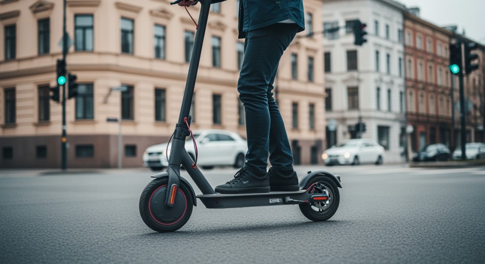 Policja apeluje o bezpieczeństwo użytkowników hulajnóg elektrycznych i rowerów