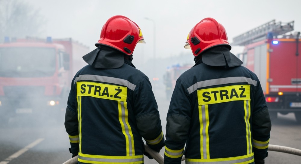 Pożar ciężarówki na A2: Utrudnienia w kierunku Warszawy potrwają kilka godzin